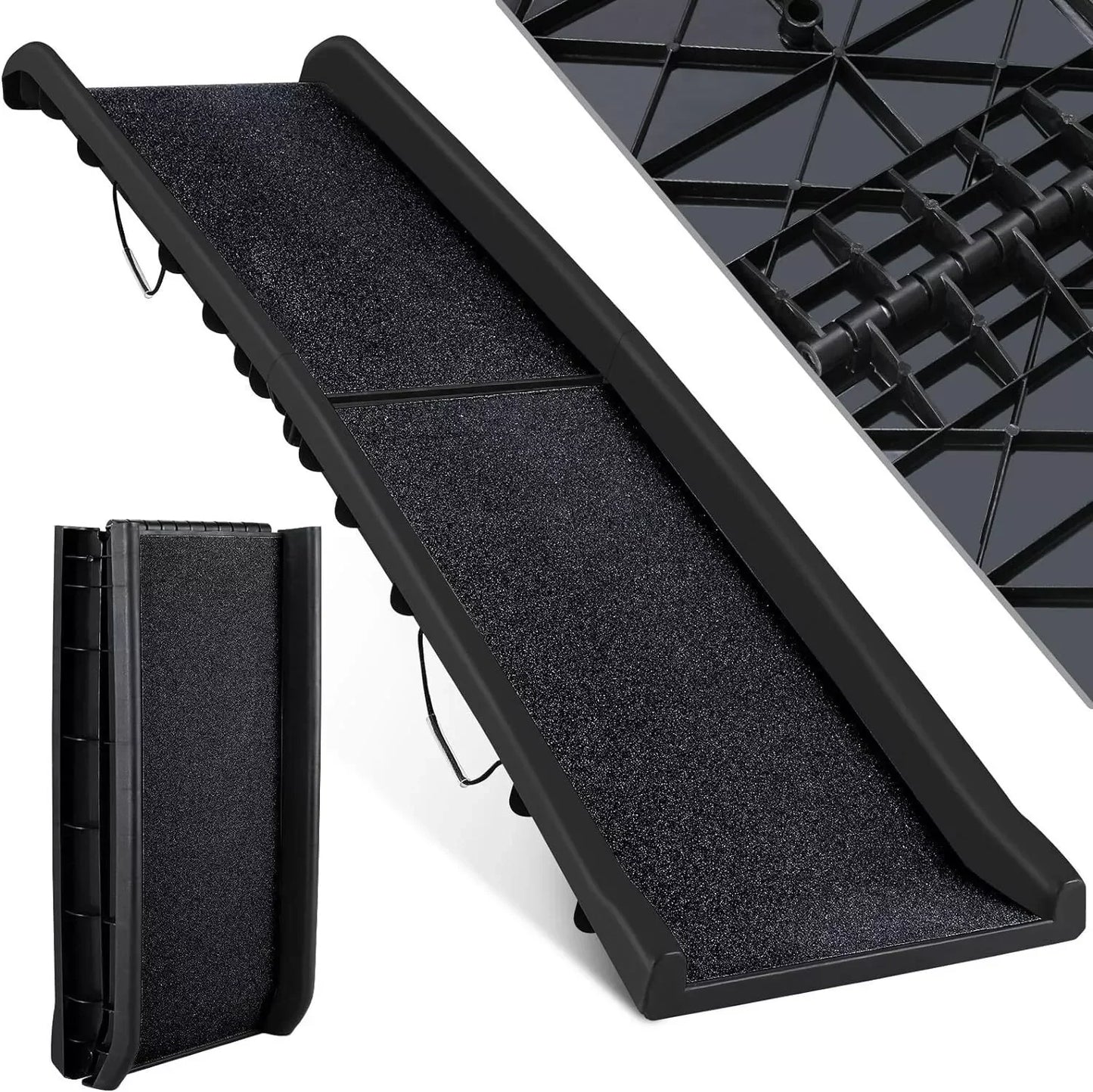 Folding Pet Ramp - 156cm Portable Car Ramp for Dogs