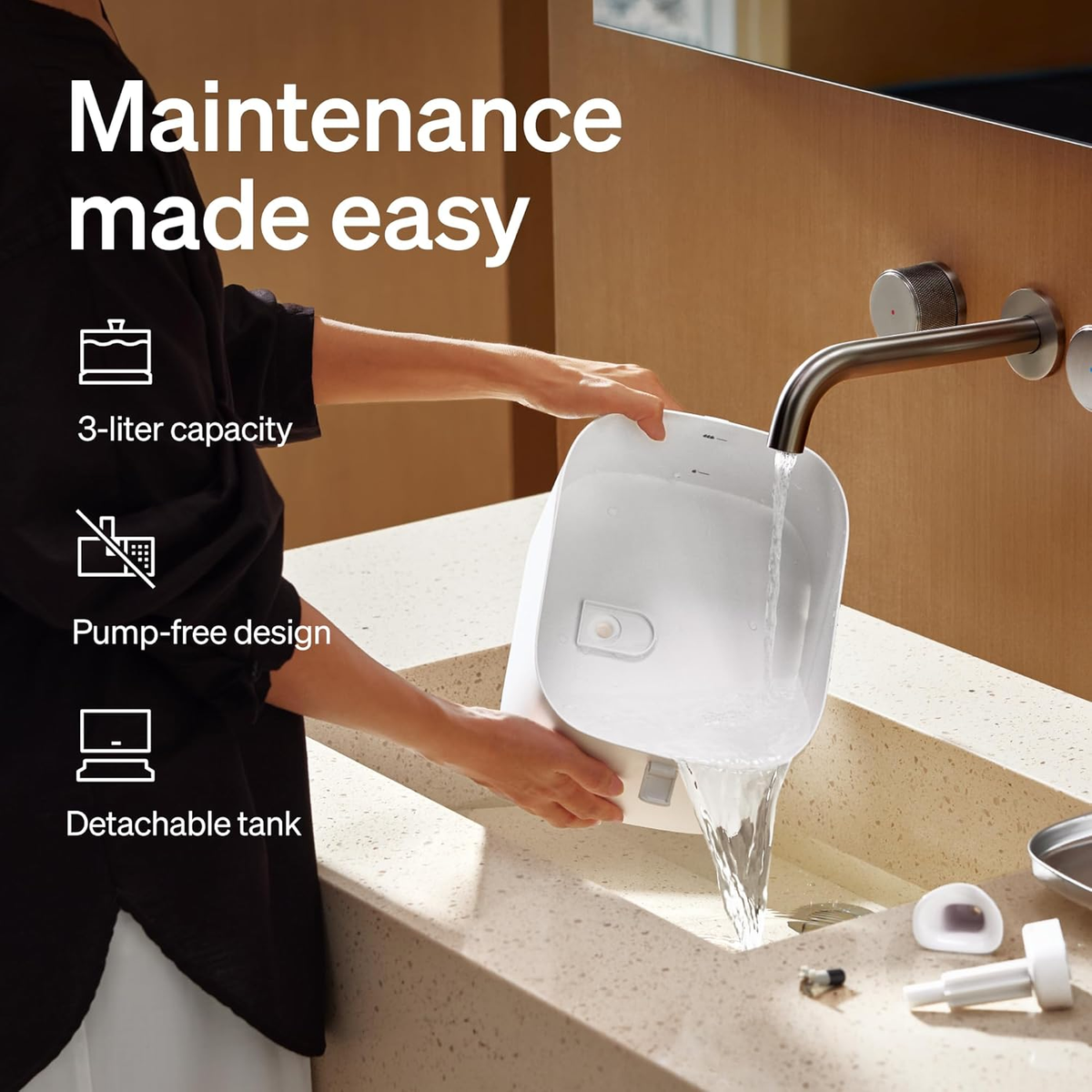 Smart Stainless Steel Dog Water Fountain 3L with App