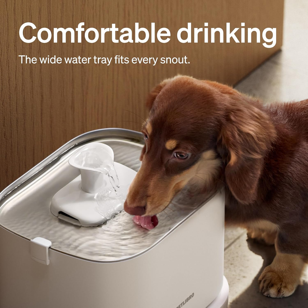 Smart Stainless Steel Dog Water Fountain 3L with App