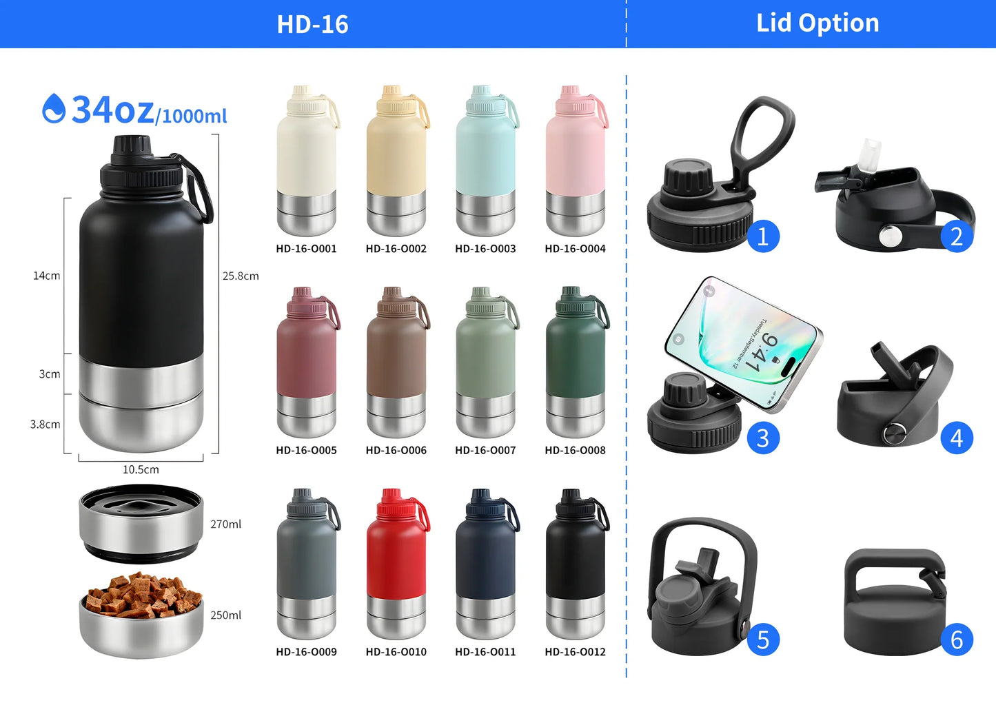 3-in-1 Travel Water Bottle - Never Worry About Hydration Again