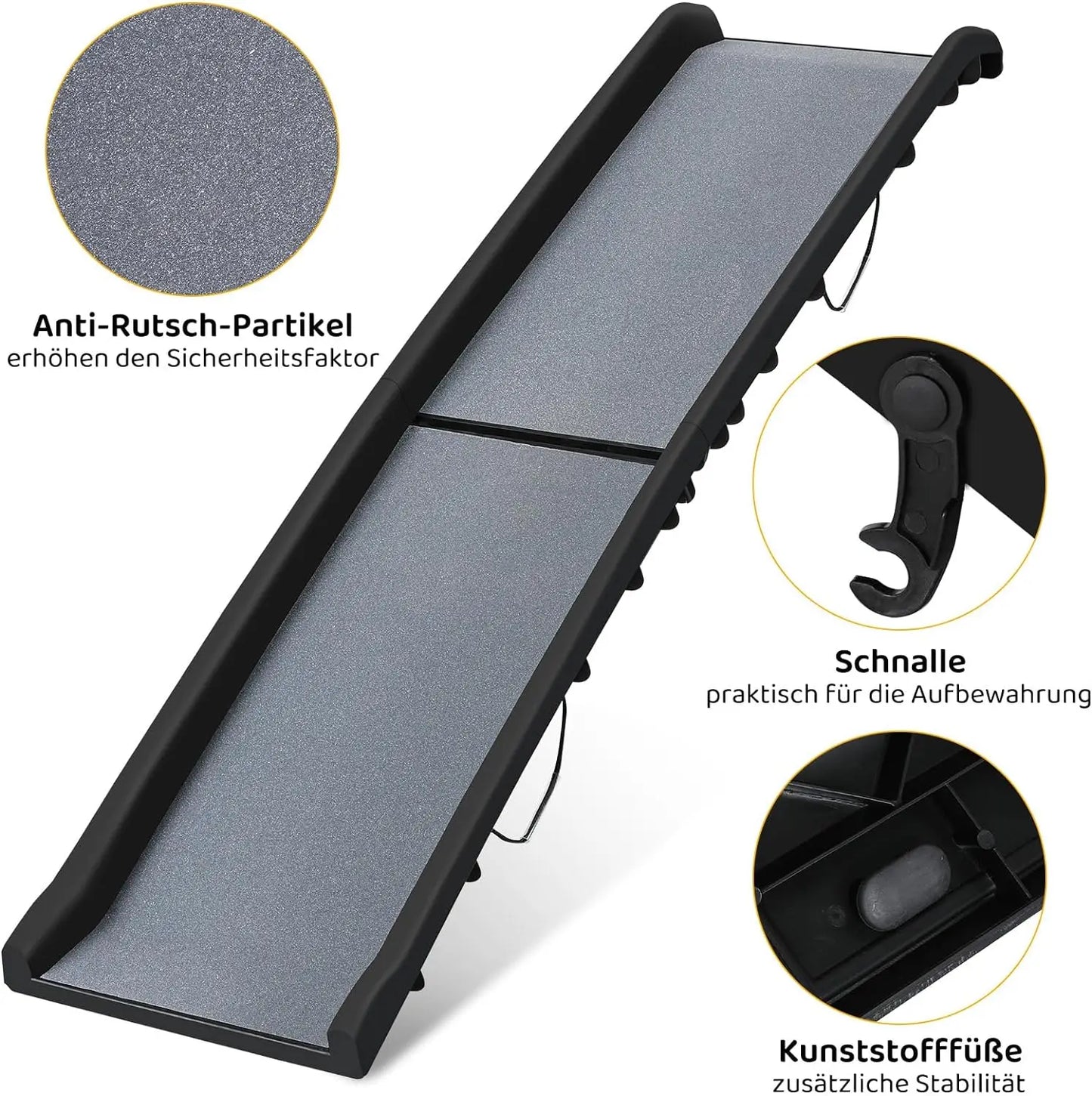 Folding Pet Ramp - 156cm Portable Car Ramp for Dogs