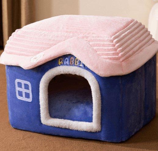 Cozyfold Pet House - Foldable Winter Cave Bed for Dogs & Cats