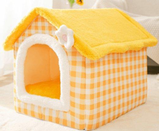 Cozyfold Pet House - Foldable Winter Cave Bed for Dogs & Cats
