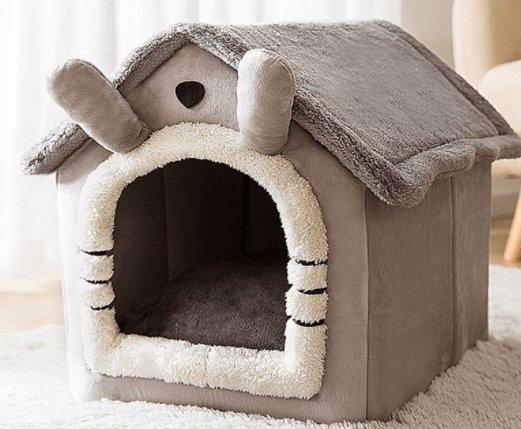 Cozyfold Pet House - Foldable Winter Cave Bed for Dogs & Cats