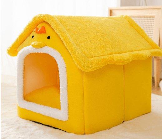 Cozyfold Pet House - Foldable Winter Cave Bed for Dogs & Cats